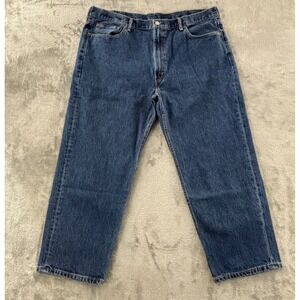 Levi's 550 Relaxed Fit Straight Leg Jeans Mens 44x29 Dark Stonewash 01550-4886